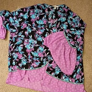 The Pioneer Woman Floral Top with Purple and Blue